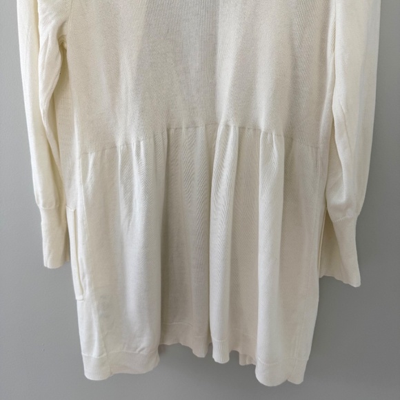 Calvin‎ Klein Off-White Lightweight Cardigan - Picture 7 of 11